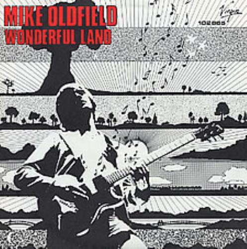 Mike Oldfield Wonderful Land - Alternate Sleeve 7" vinyl single (7 inch record / 45) German OLD07WO271841