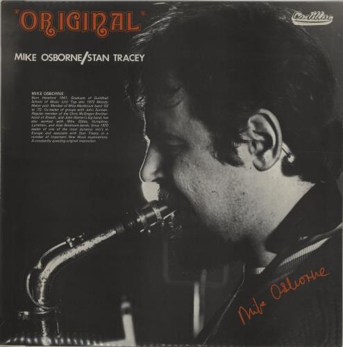 Mike Osborne/Stan Tracey Original vinyl LP album (LP record) UK MFJLPOR350900