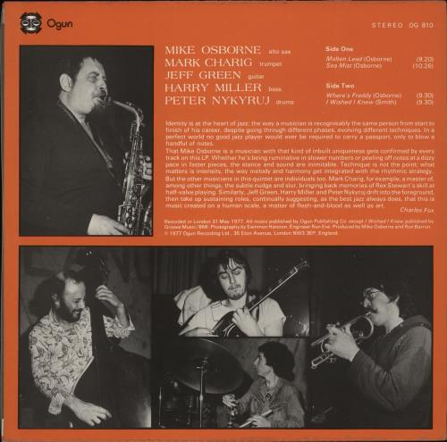 Mike Osborne Marcel's Muse vinyl LP album (LP record) UK NMQLPMA705427