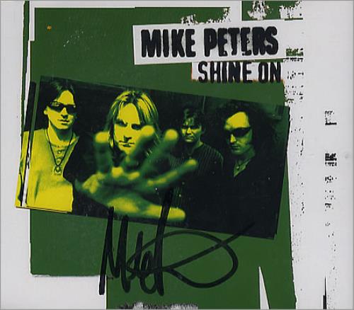 Mike Peters Shine On - Autographed! CD single (CD5 / 5") UK MKPC5SH360167