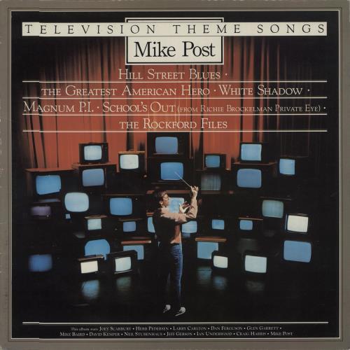 Mike Post Television Theme Songs vinyl LP album (LP record) UK IKELPTE661733