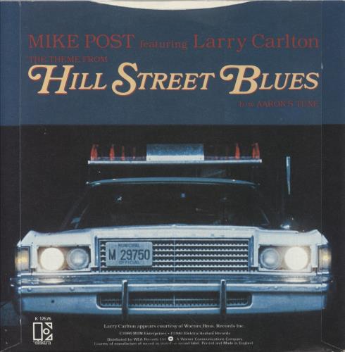 Mike Post The Theme From Hill Street Blues - P/S 7" vinyl single (7 inch record / 45) UK IKE07TH599581