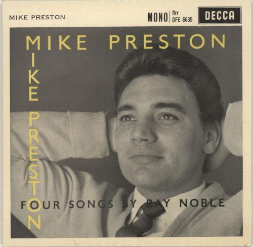 Mike Preston Four Songs By Ray Noble EP 7" vinyl single (7 inch record / 45) UK MQP07FO696281