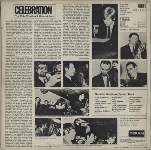 Mike Westbrook Celebration - 1st vinyl LP album (LP record) UK WBKLPCE675251