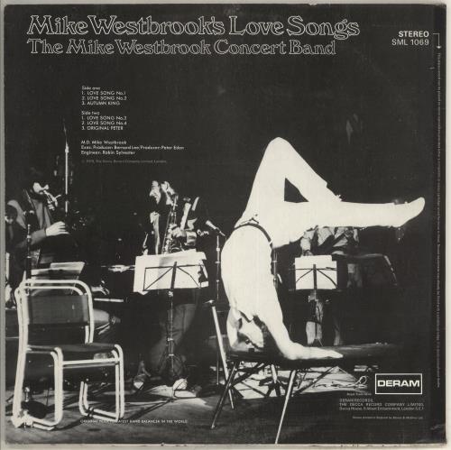 Mike Westbrook Love Songs - 1st vinyl LP album (LP record) UK WBKLPLO716673