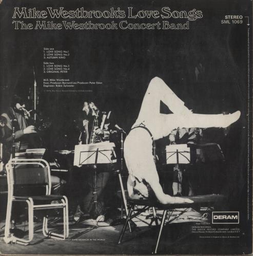Mike Westbrook Love Songs - VG vinyl LP album (LP record) UK WBKLPLO860377