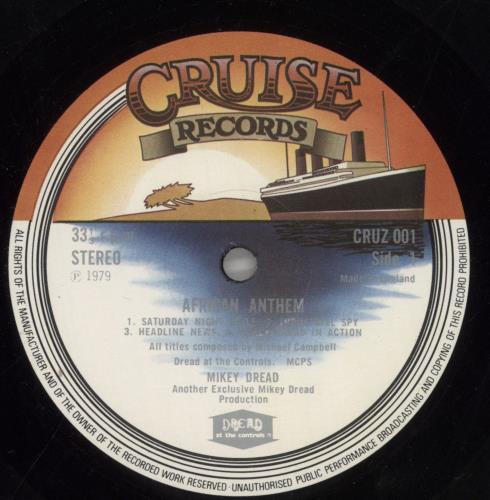 Mikey Dread African Anthem (The Mikey Dread Show Dubwise) vinyl LP album (LP record) UK MWULPAF857817