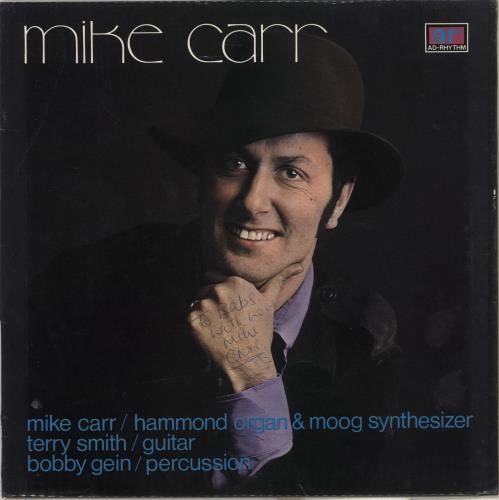 Mike Carr Mike Carr - Autographed vinyl LP album (LP record) UK MV5LPMI708899