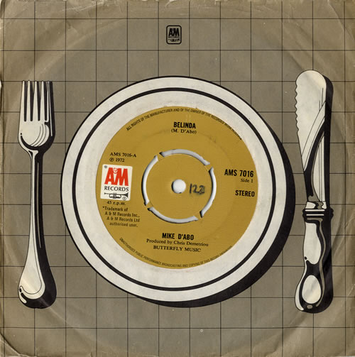 Mike D Abo Belinda Uk 7 Vinyl Single 7 Inch Record