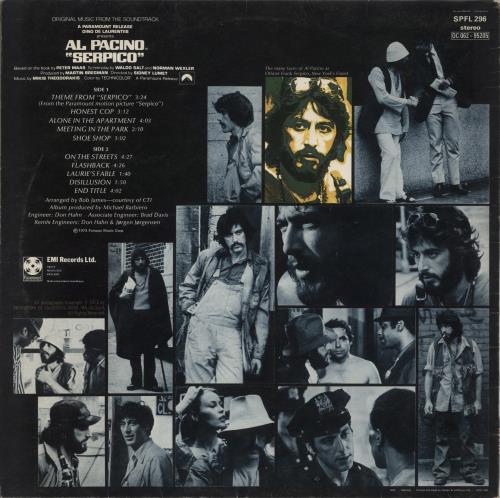 Mikis Theodorakis Serpico vinyl LP album (LP record) UK TDKLPSE584254