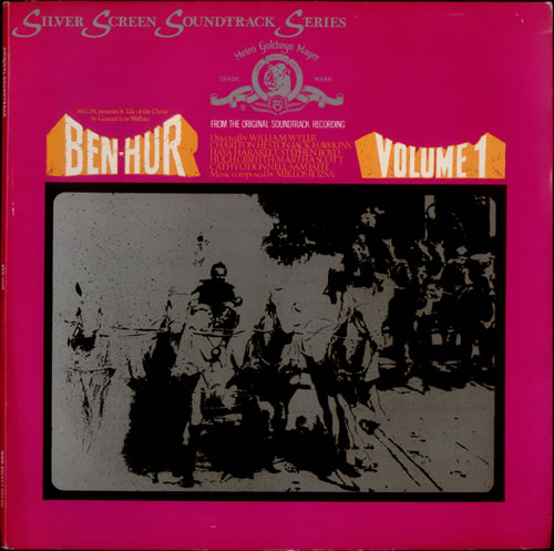 Miklos Rozsa Ben-Hur Volume 1 vinyl LP album (LP record) UK RZ1LPBE521458