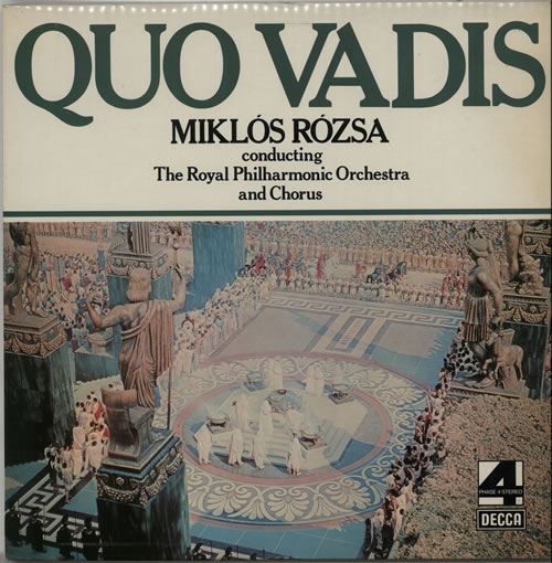 Miklos Rozsa Quo Vadis vinyl LP album (LP record) UK RZ1LPQU634681