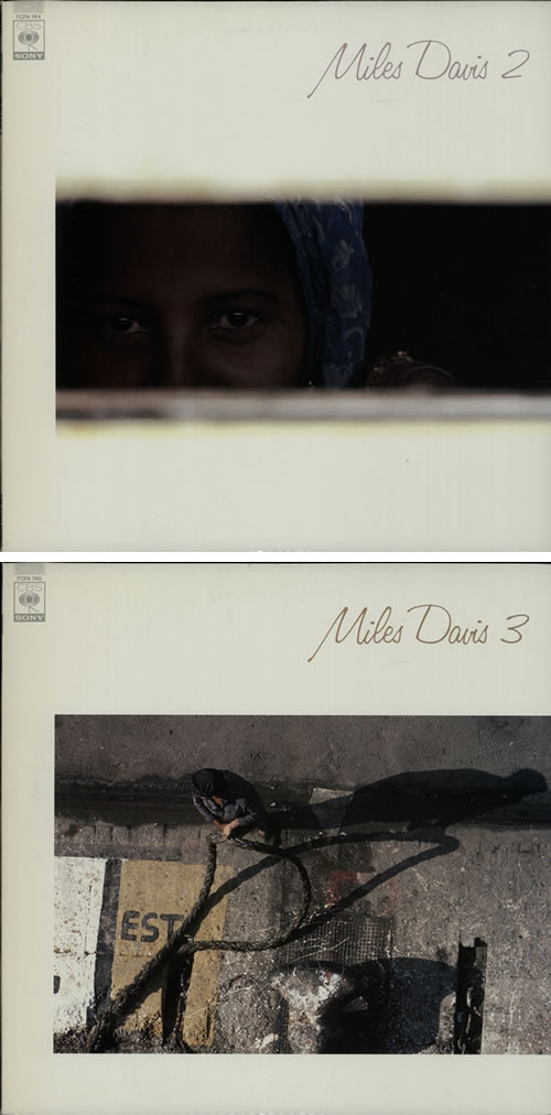 Miles Davis 1, 2 & 3 (One, Two & Three) 3-LP vinyl record set (Triple LP Album) Japanese MDA3LON639808