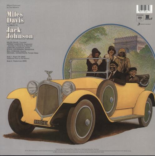 Miles Davis A Tribute To Jack Johnson vinyl LP album (LP record) UK MDALPAT874037