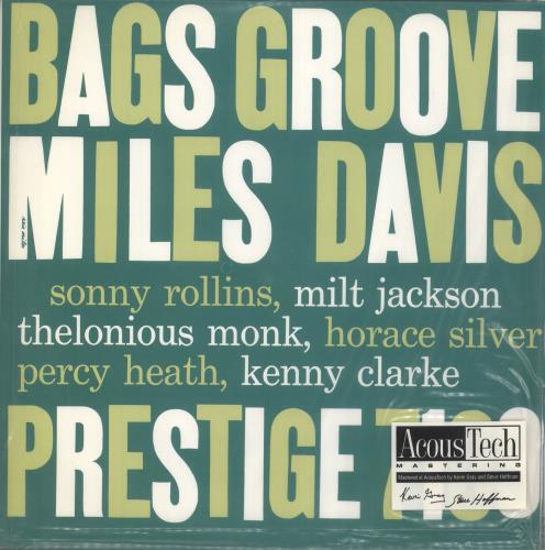 Miles Davis Bags Groove - 180gm - Sealed 2-LP vinyl record set (Double LP Album) US MDA2LBA711346