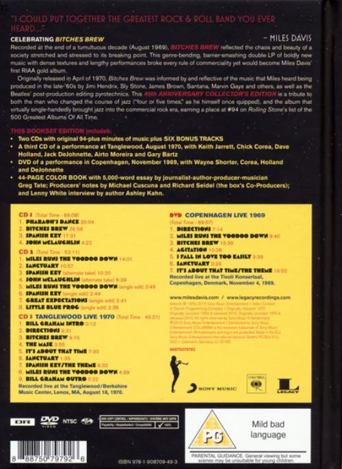 Miles Davis Bitches Brew - 40th Anniversary Edition CD Album Box Set UK MDADXBI743483