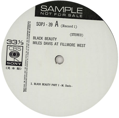 Miles Davis Black Beauty - SX68 2-LP vinyl record set (Double LP Album) Japanese MDA2LBL576189