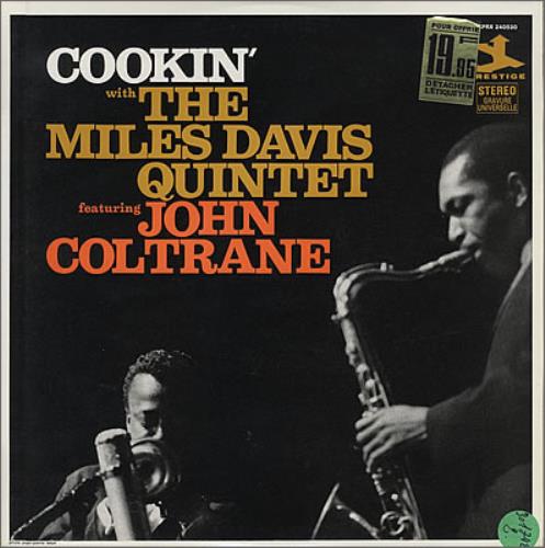 Miles Davis Cookin' vinyl LP album (LP record) French MDALPCO373637