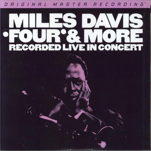Miles Davis Four & More vinyl LP album (LP record) US MDALPFO798632