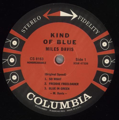 Miles Davis Kind Of Blue - 200gm (2LP) 2-LP vinyl record set (Double LP Album) US MDA2LKI528251