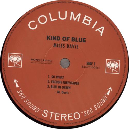 Miles Davis Kind Of Blue - 200gram Vinyl vinyl LP album (LP record) German MDALPKI418719