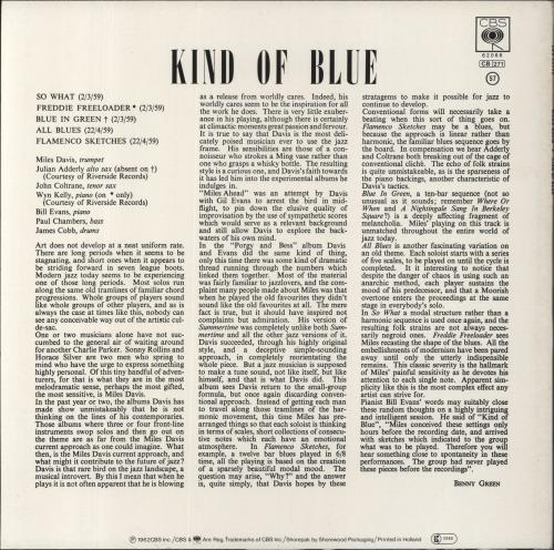 Miles Davis Kind Of Blue - 4th vinyl LP album (LP record) Dutch MDALPKI687349