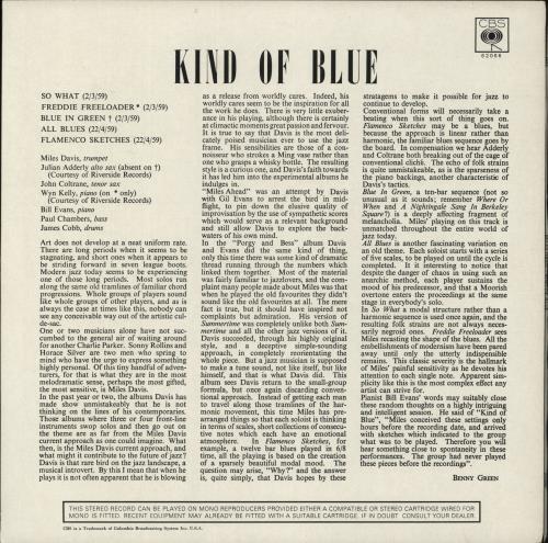 Miles Davis Kind Of Blue - Nimbus Supercut vinyl LP album (LP record) UK MDALPKI475424