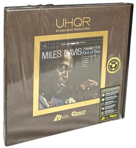 Miles Davis Kind Of Blue - UHQR Clarity Vinyl 45RPM 2-LP vinyl record set (Double LP Album) US MDA2LKI874888