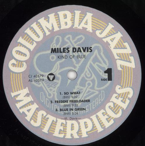 Miles Davis Kind Of Blue vinyl LP album (LP record) UK MDALPKI722111