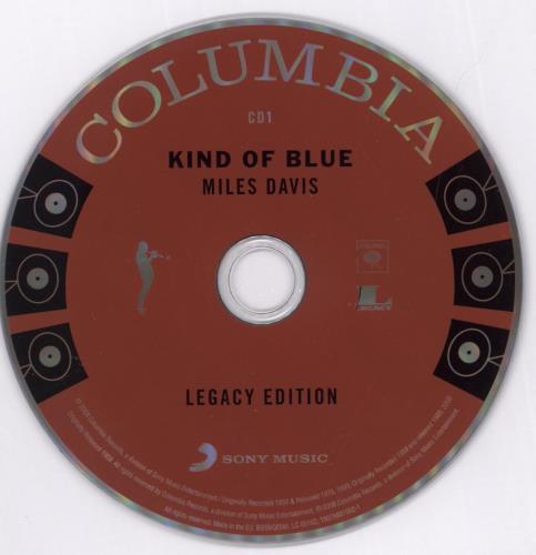 Miles Davis Kind Of Blue 3-disc CD/DVD Set UK MDA3DKI892882
