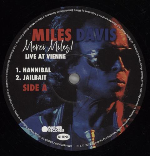 Miles Davis Merci Miles! Live At Vienne 2-LP vinyl record set (Double LP Album) UK MDA2LME777040