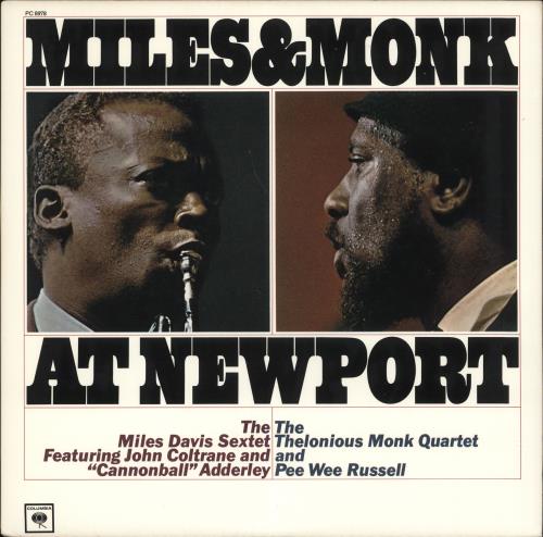Miles Davis Miles & Monk At Newport vinyl LP album (LP record) US MDALPMI722114