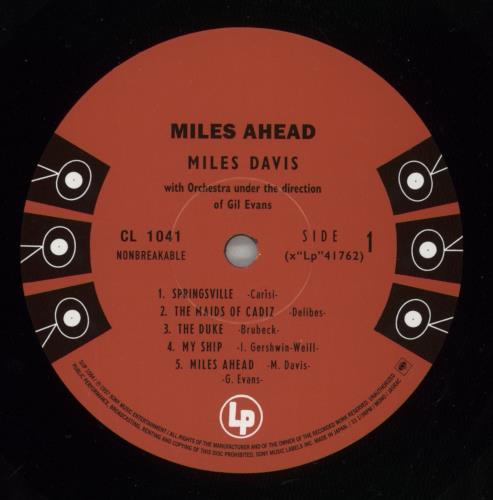 Miles Davis Miles Ahead - 180 Gram vinyl LP album (LP record) Japanese MDALPMI865005