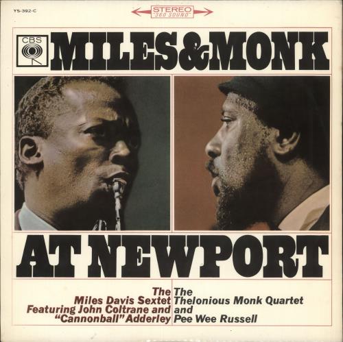 Miles Davis Miles And Monk At Newport vinyl LP album (LP record) Japanese MDALPMI718158