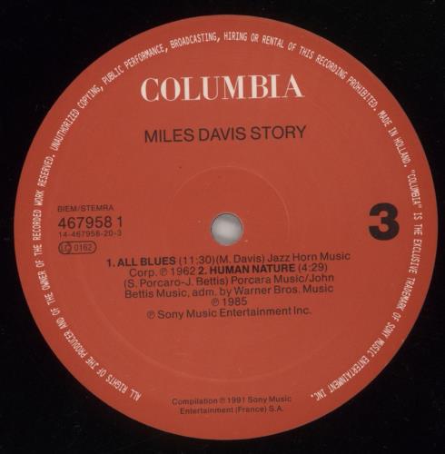 Miles Davis Miles Davis Story 2-LP vinyl record set (Double LP Album) French MDA2LMI879195