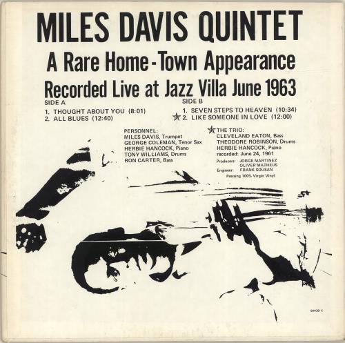 Miles Davis Miles In St. Louis vinyl LP album (LP record) US MDALPMI449442