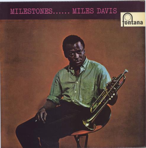 Miles Davis Milestones - 1st vinyl LP album (LP record) UK MDALPMI775426