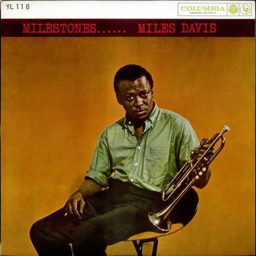 Miles Davis Milestones vinyl LP album (LP record) Japanese MDALPMI527576
