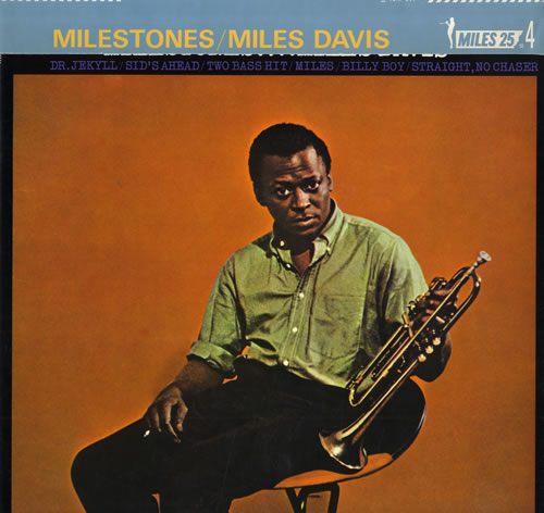 Miles Davis Milestones vinyl LP album (LP record) Japanese MDALPMI557507