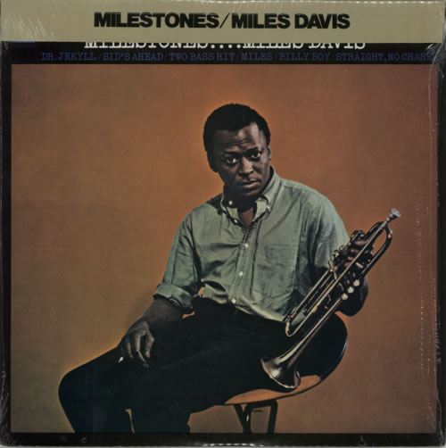 Miles Davis Milestones vinyl LP album (LP record) Japanese MDALPMI588763
