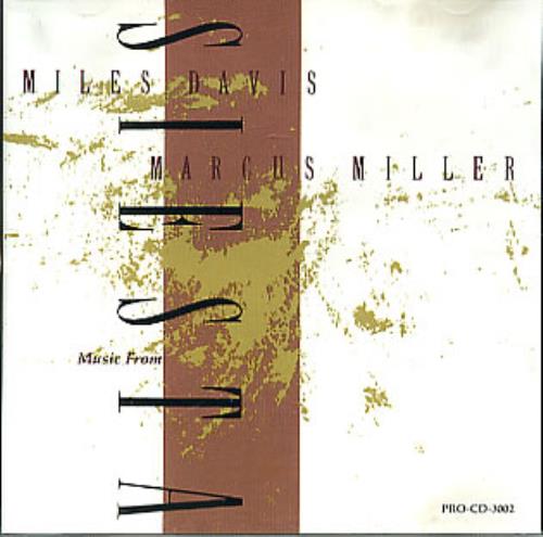 Miles Davis Music From Siesta CD single (CD5 / 5") US MDAC5MU313050