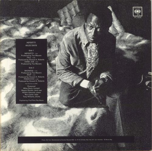 Miles Davis Nefertiti vinyl LP album (LP record) US MDALPNE832738