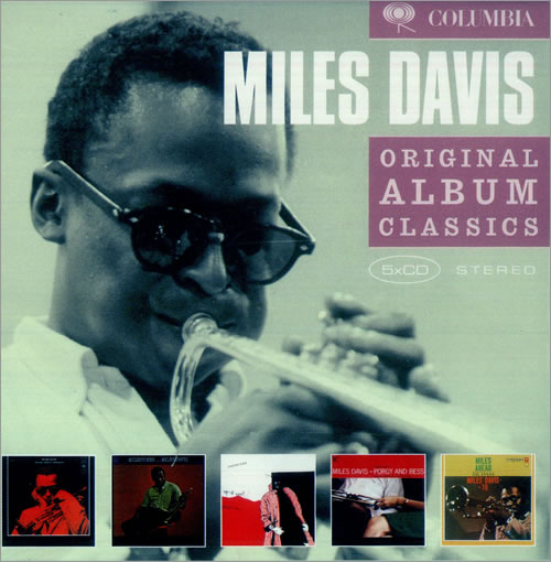 Miles Davis Original Album Classics 5-CD album set UK MDA5COR453499
