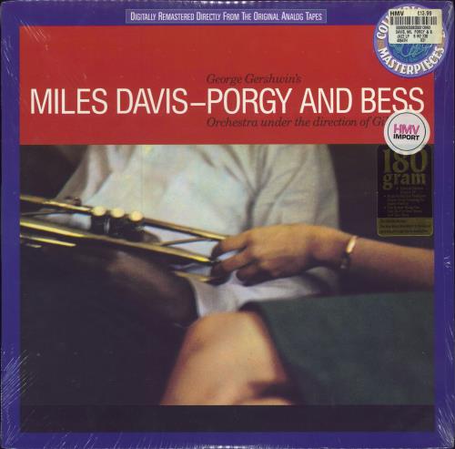 Miles Davis Porgy And Bess - Sealed + 180g vinyl LP album (LP record) US MDALPPO783374