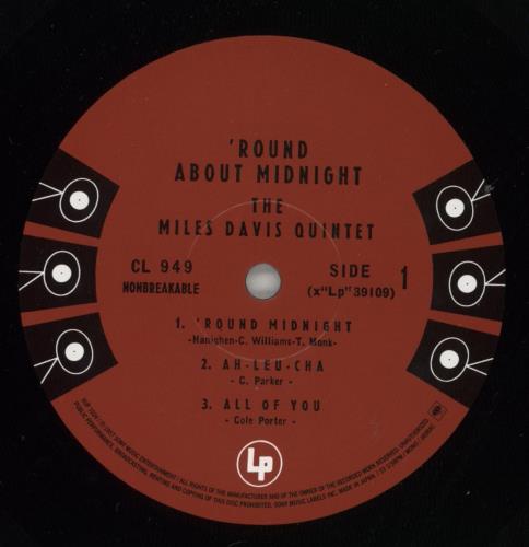 Miles Davis 'Round About Midnight - 180 Gram Vinyl vinyl LP album (LP record) Japanese MDALPRO864999