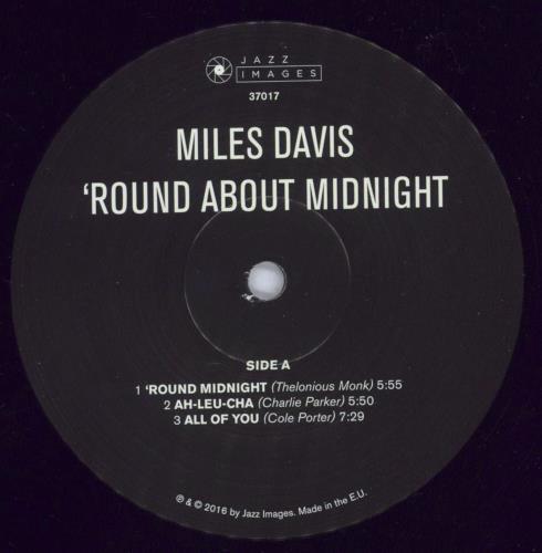 Miles Davis 'Round About Midnight - 180gram Vinyl vinyl LP album (LP record) US MDALPRO832517