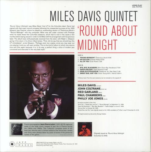 Miles Davis 'Round About Midnight - 180gram Vinyl vinyl LP album (LP record) US MDALPRO832517