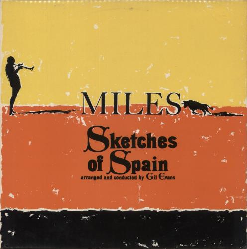 Miles Davis Sketches Of Spain - Graduated Orange vinyl LP album (LP record) UK MDALPSK504515