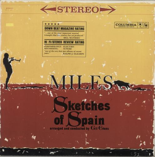 Miles Davis Sketches Of Spain vinyl LP album (LP record) Canadian MDALPSK889275