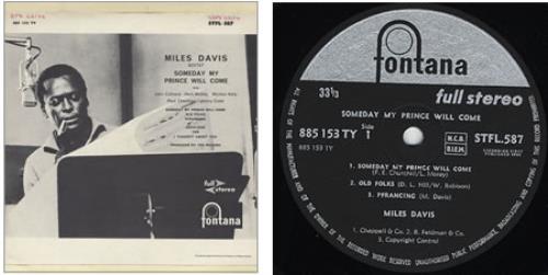 Miles Davis Someday My Prince Will Come vinyl LP album (LP record) UK MDALPSO363073